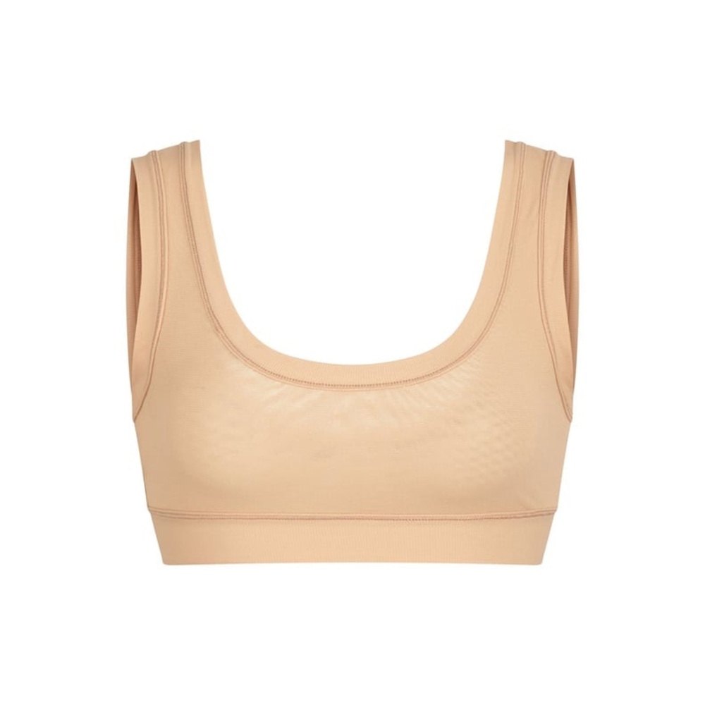 SKIMS Mesh Bralette, Clay, XS, NWT